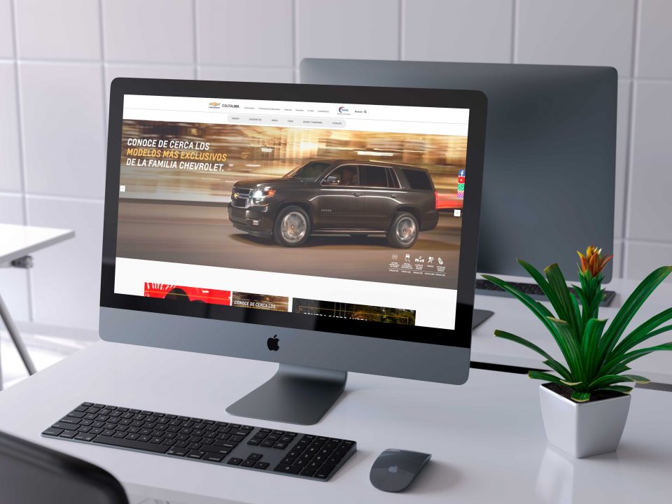 Diseño Web Coltolima Chevrolet Coltolima Chevrolet