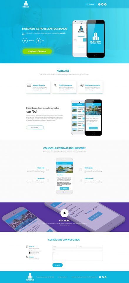Diseño Web Huespedy  Huespedy 